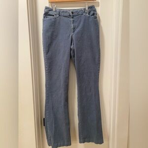 St. John's Bay Light Blue Boot Cut Corduroy Pants